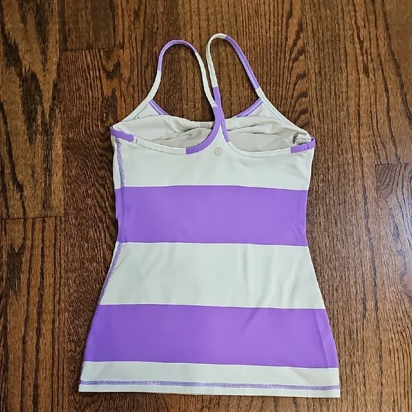 Lululemon Athletica Blue Striped and Purple Block Tank Tops - Lot Of 2 - Picture 9 of 9